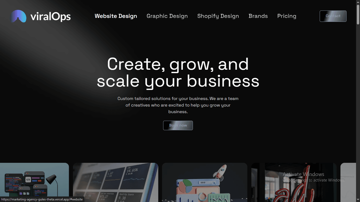 Marketing Agency Website